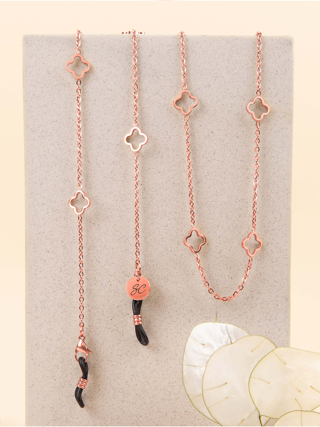 Ruby Air Rose gold | Brillenkoordje