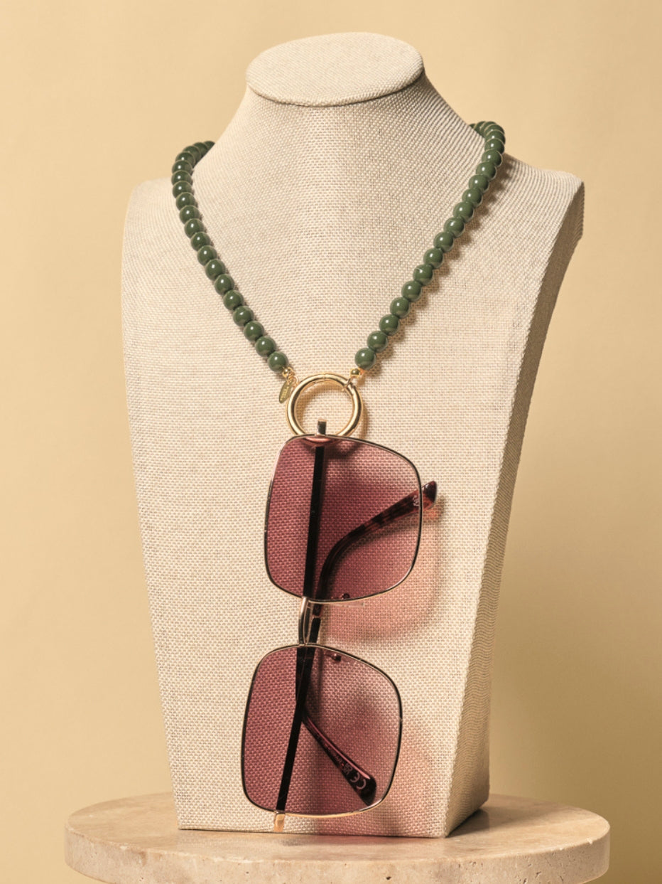Ceramico Verde Brillenketting | Sunny Cord