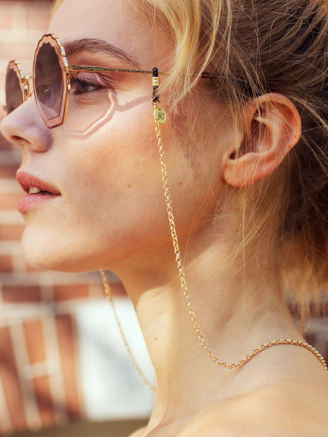 JUHONNZ Bril met parelketting, 2 stuks, brillenkoord, zonnebril, koord, voor vrouwen en meisjes, leesdecoratie