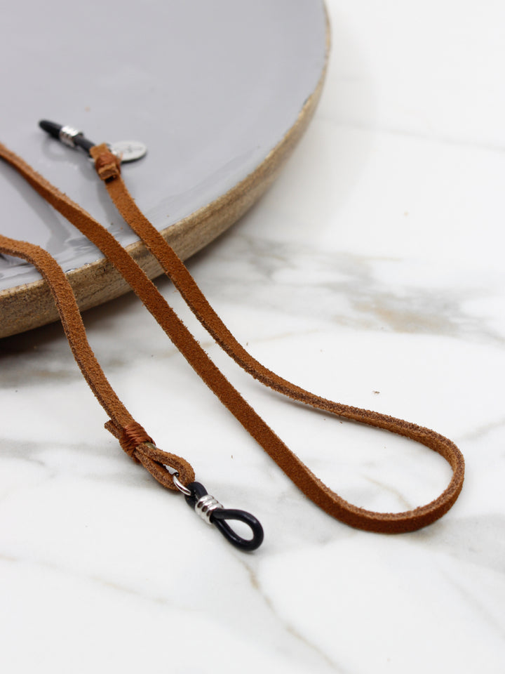 Minimalistic bruin | Brillenkoord Unisex