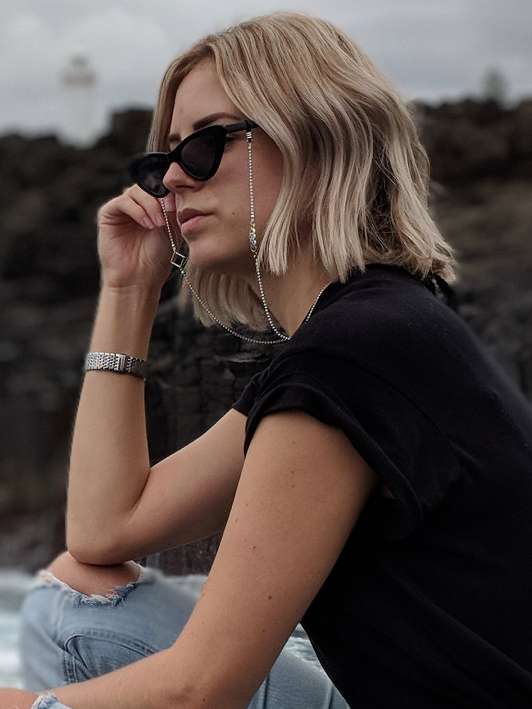 Isabella zilver | Brillenkoord