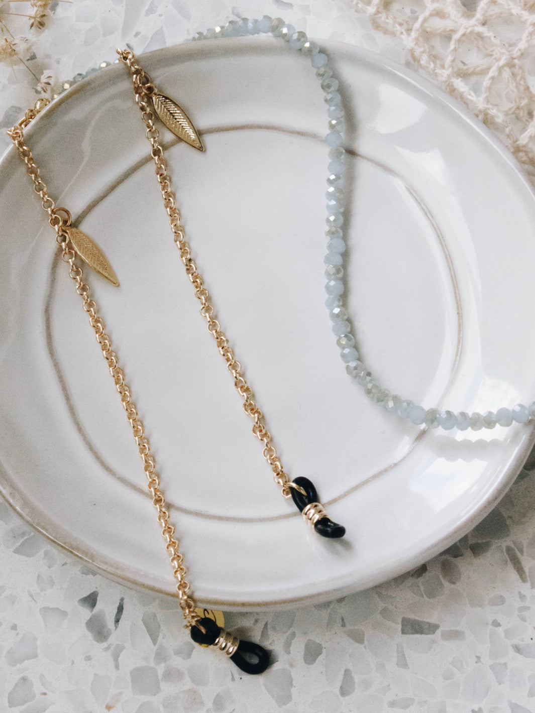 Bead It lichtblauw | Zonnebrilkoord